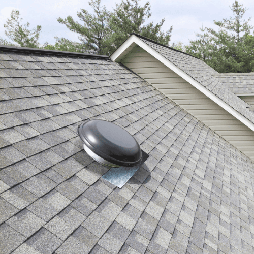 Crawlspace power vent with humidistat